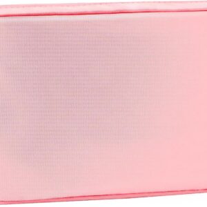 Travel Size Toiletries Kit Makeup Bag Pouch for Purse Women Suncren Bag Nylon Cosmetic Pouch with Zipper Pocket (Pink,M)