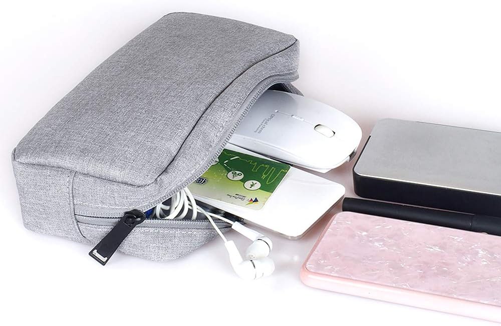Durable Gray Soft Carrying Case Bag for Travel, Business & Cosmetics (Small+Big) - Image 5
