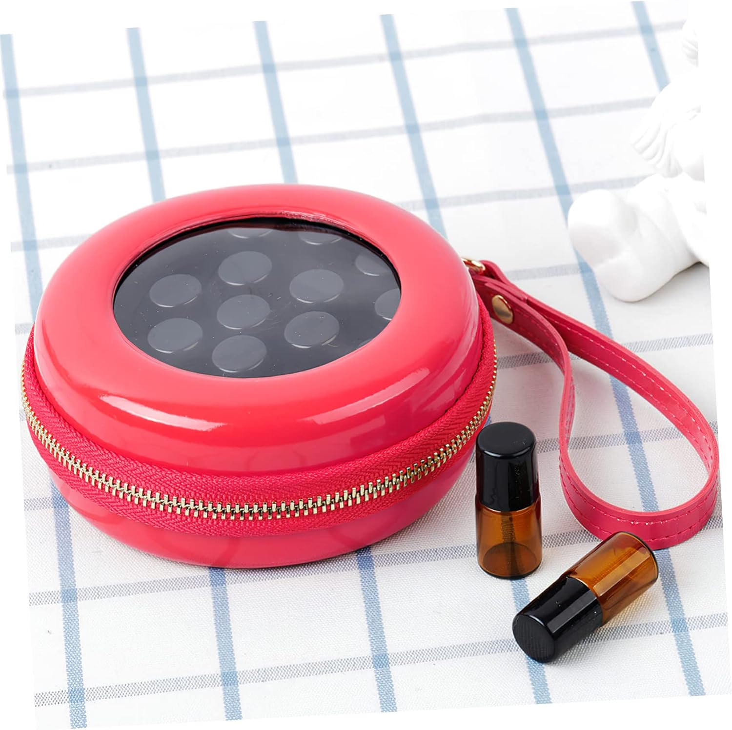 VANZACK 4pcs Essential Oil Travel Organizer Pouch & Mini Bottle Holder - Image 2
