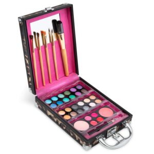 Vokai Leopard Print Makeup Kit: 24 Shadows, 4 Glosses, 2 Blushes, Brushes & Liner