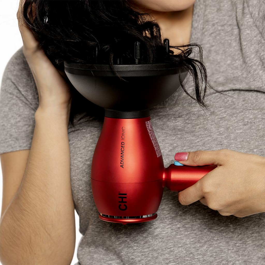 CHI 1875 Ionic Compact Hair Dryer, Fast Drying, Reduces Frizz, 3 Heat/2 Speed - Image 4