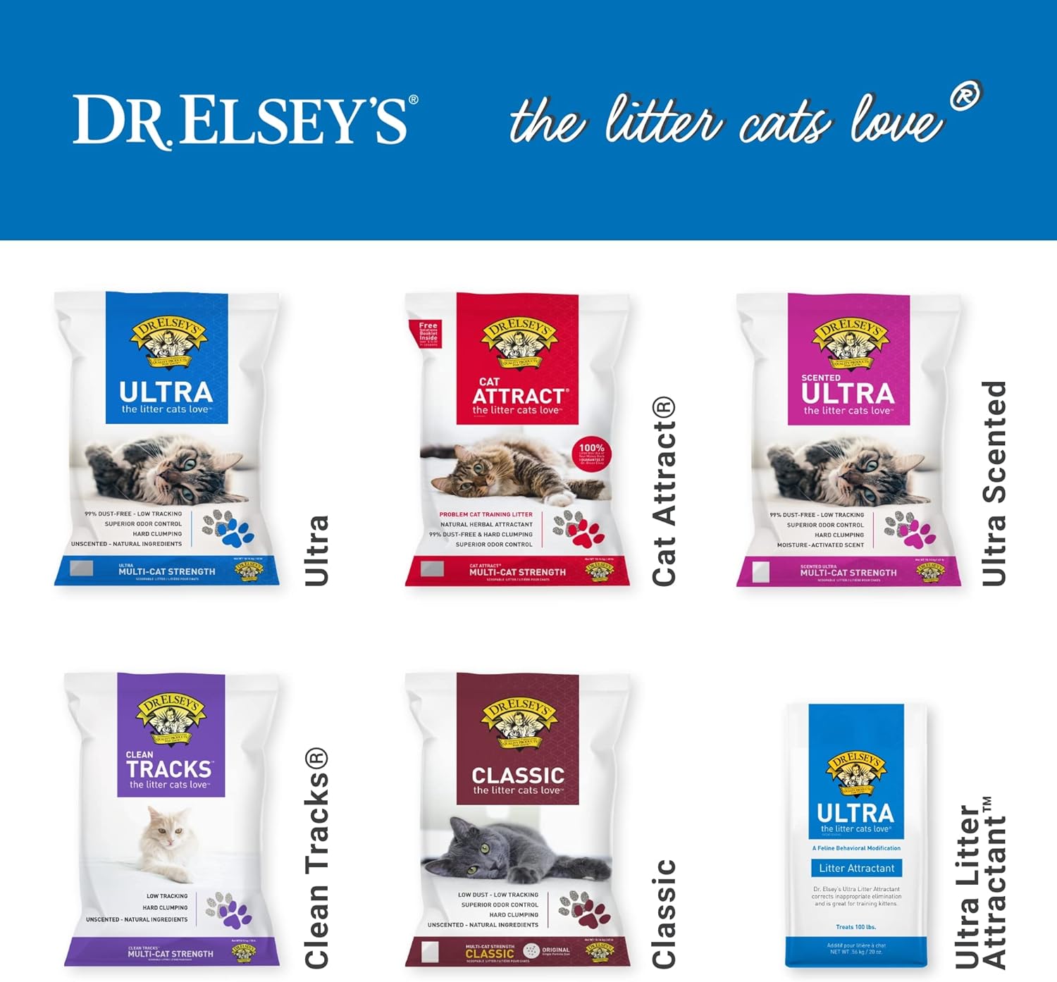Dr. Elsey's 40lbs Unscented Multi-Cat Litter - Hard Clumping, Low Dust, Odor Control - Image 8