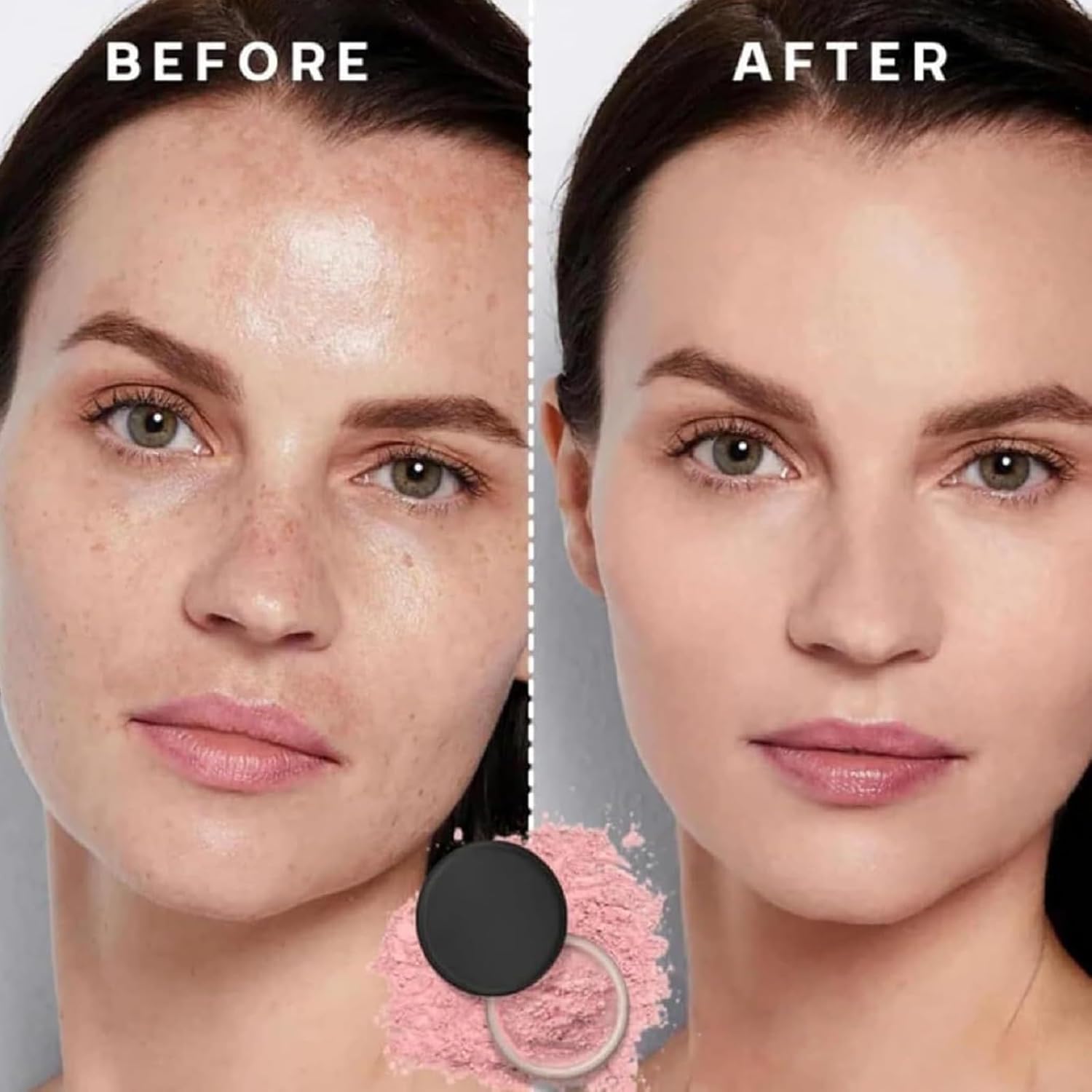 Luminance Milano Pink Setting Powder 0.35 oz for All Skin Tones - Image 2