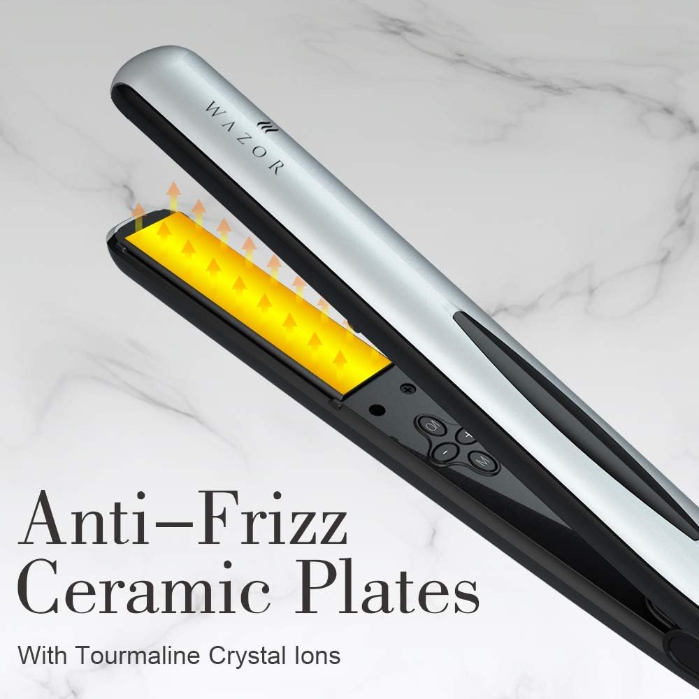 1 Inch Ionic Ceramic Hair Straightener Professional Flat Iron with LED Digital and Temperature Control from 284℉ to 446℉ Auto Shut Off - Image 4
