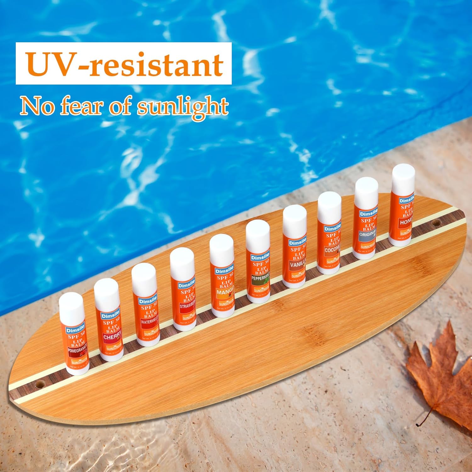 10 Pcs Sunscreen Lip Balms SPF 30 Lip Balms Bulk, Summer Party Gifts Favors Travel Sunscreen for Women Men, 10 Flavors - Image 3