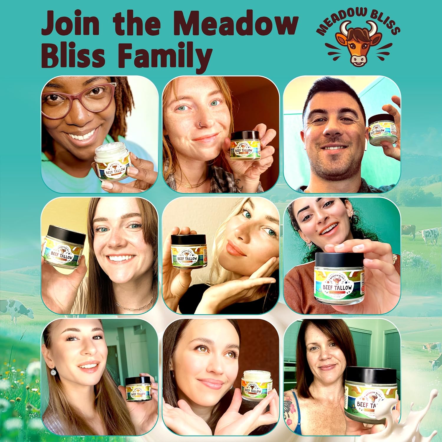 100% Grass Fed Whipped Beef Tallow Moisturizer Cream with Jojoba Oil and Shea Butter for Eczema and Rosacea - Citrus Breeze - 2 oz - Image 5