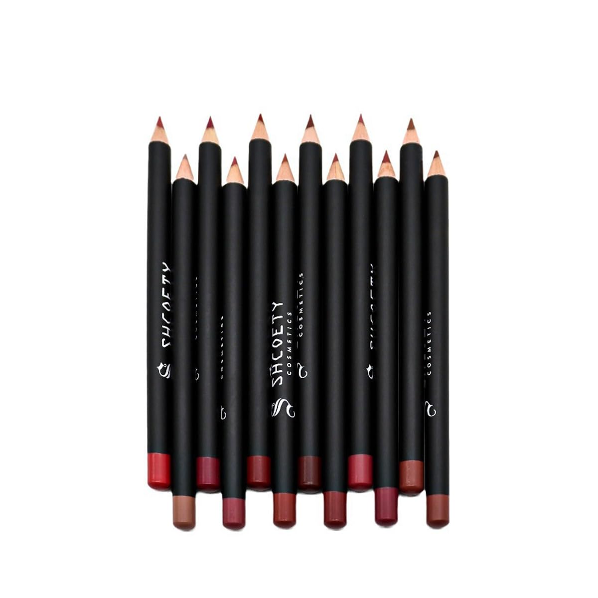 12 Colors Matte Lip Liner Set,Premium Waterproof Smooth Lip Pencils,Long Lasting Nude Liner Lipstick for Defining & Filling Lips - Image 6