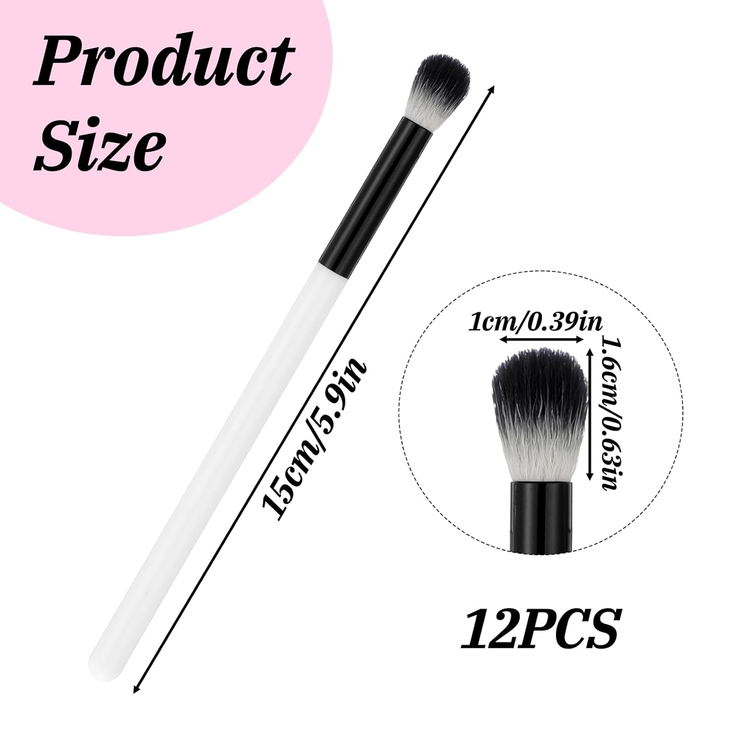 12 PCS Eyelash Cleaning Brush Lash Extension Brushes for Cleansing Lash Bath Cleanser Brush Lash Shampoo Brush Eyeshadow Brush Set Lashes Extension Supplies - Image 3