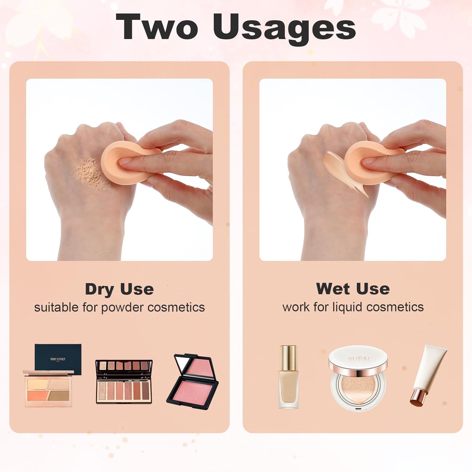 12 Pcs Nude Round Make Up Sponges for Face Cosmetic Sponge Makeup Pads Powder Sponge Beauty Makeup Foundation Powders Blender for Liquid Foundation Cream Concealer, Wet and Dry Dual Use - Image 3