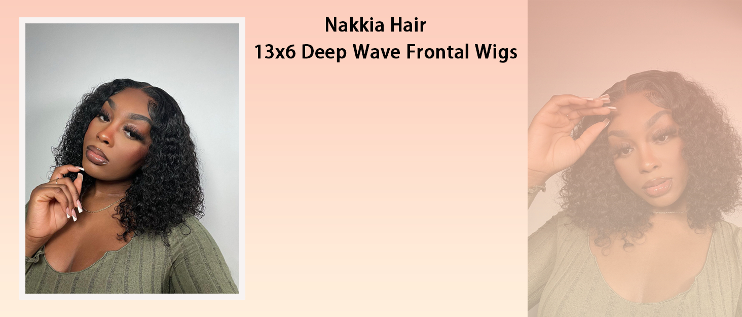Deep Wave Wig Human Hair