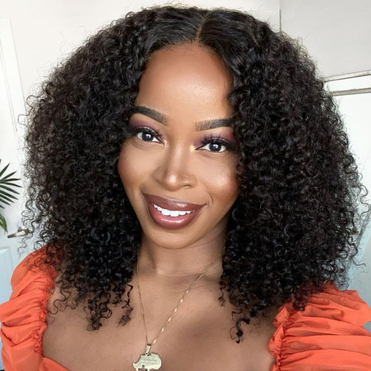 16 Inch Bob Wig Human Hair 200% Density Deep Wave Lace Front Wigs Human Hair for Women Pre Plucked Wet and Wavy Short Bob Wigs 13x4 HD Lace Frontal Wig 100% Virgin Human Hair