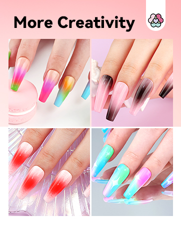 airbrush gel nail polish