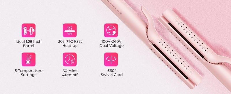 curling iron for short hair