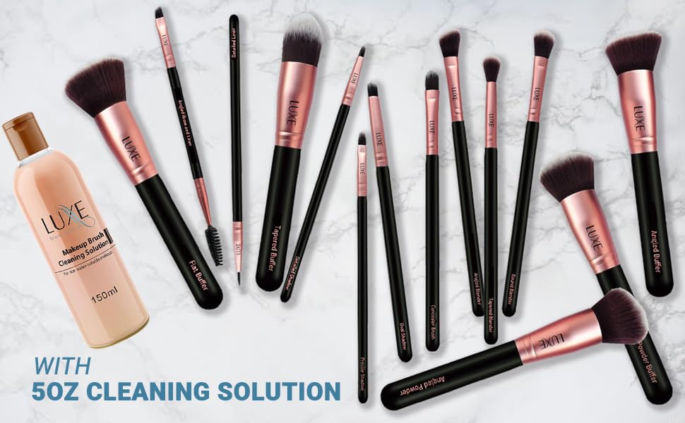 5 ounce cleaning solution with brushes