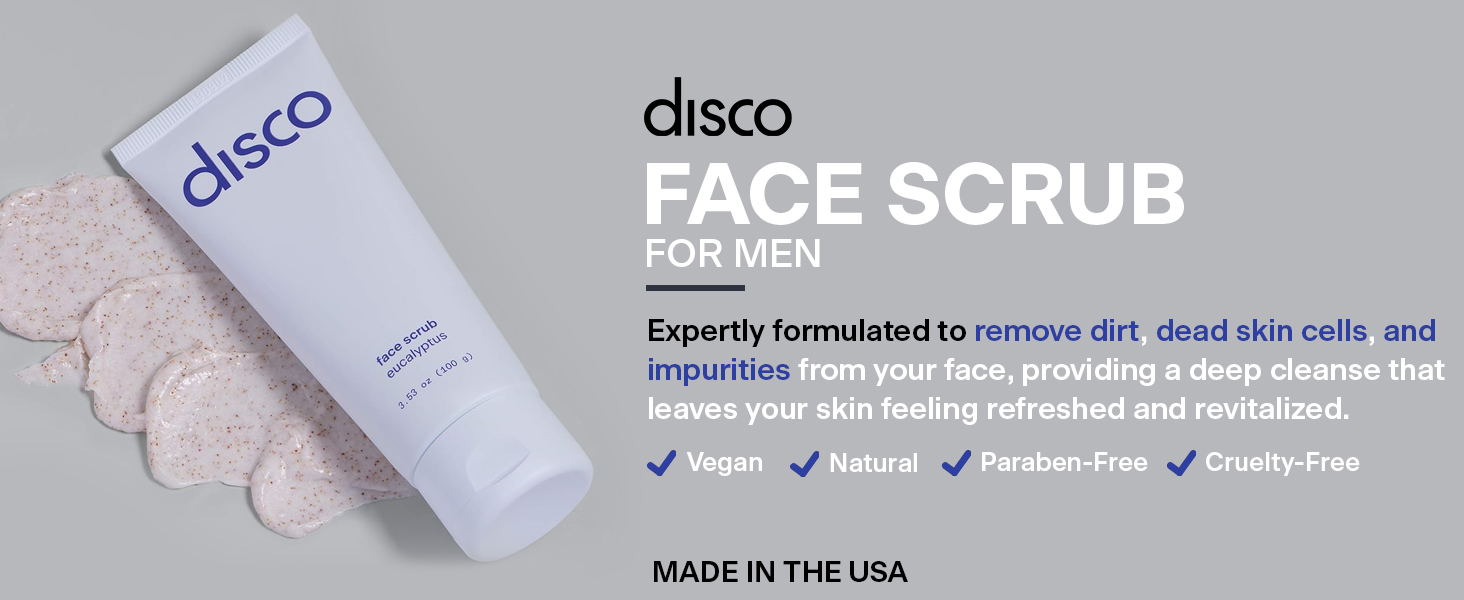 Disco Face Scrub for Men
