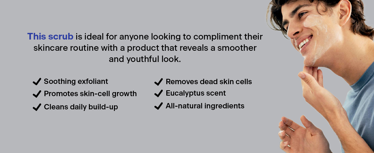 Disco Face Scrub for Men