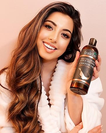 castor oil for thick long hair to grow
