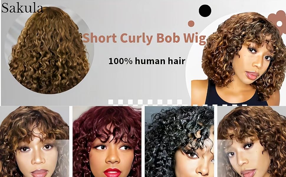 Water Wavy Bob Wig