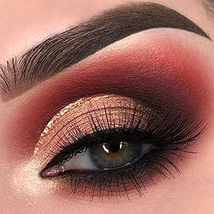 Red Smokey Eyeshadow Makeup