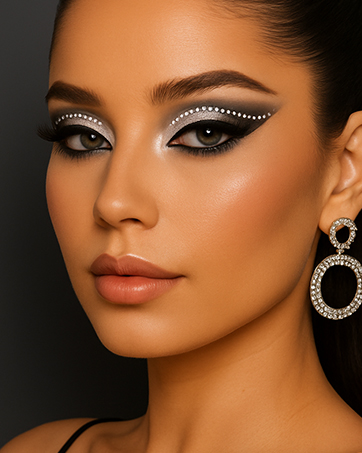 Matte Shimmer Purple Tones Image