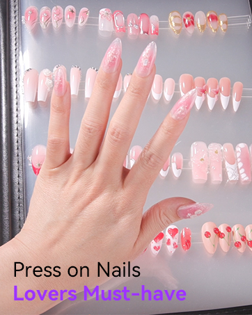 Press on nails application