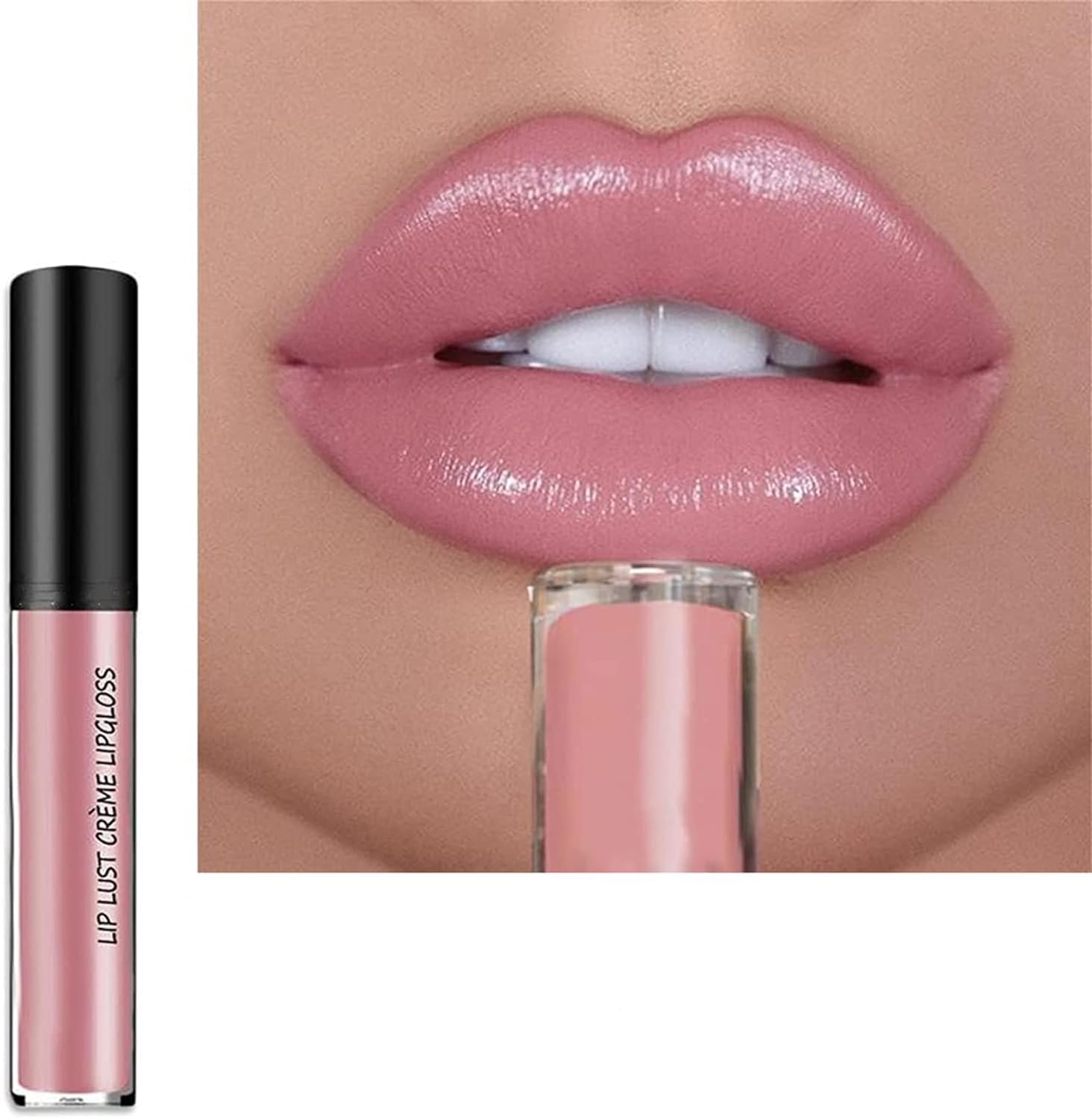 12 Colors Cream Texture Lipstick 2025 New Long Lasting Lipstick Lipgloss Velvet Lip Makeup, Natural Non-Fading Liquid Lip Stick Non-Stick Lip Gloss Hydrating Lip Tint for Women (#03, 2fl oz/6ml)