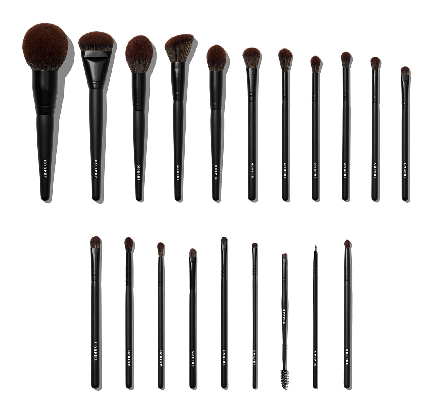 Morphe MUA Life Makeup Brushes - 20 Piece Makeup Brush Set of Eye and Face Brushes - Made with Synthetic Bristles and Includes Carrying Case (20 Count) - Image 7
