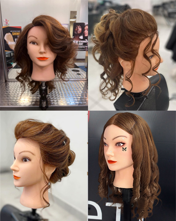 mannequin head human hair 