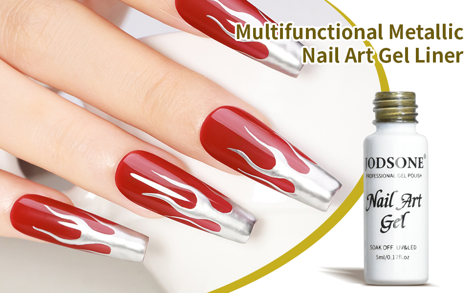Metallic Nail Art Gel Liner