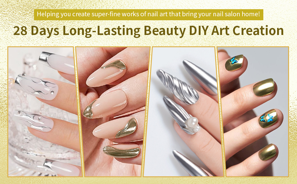 Metallic Nail Art Gel Liner