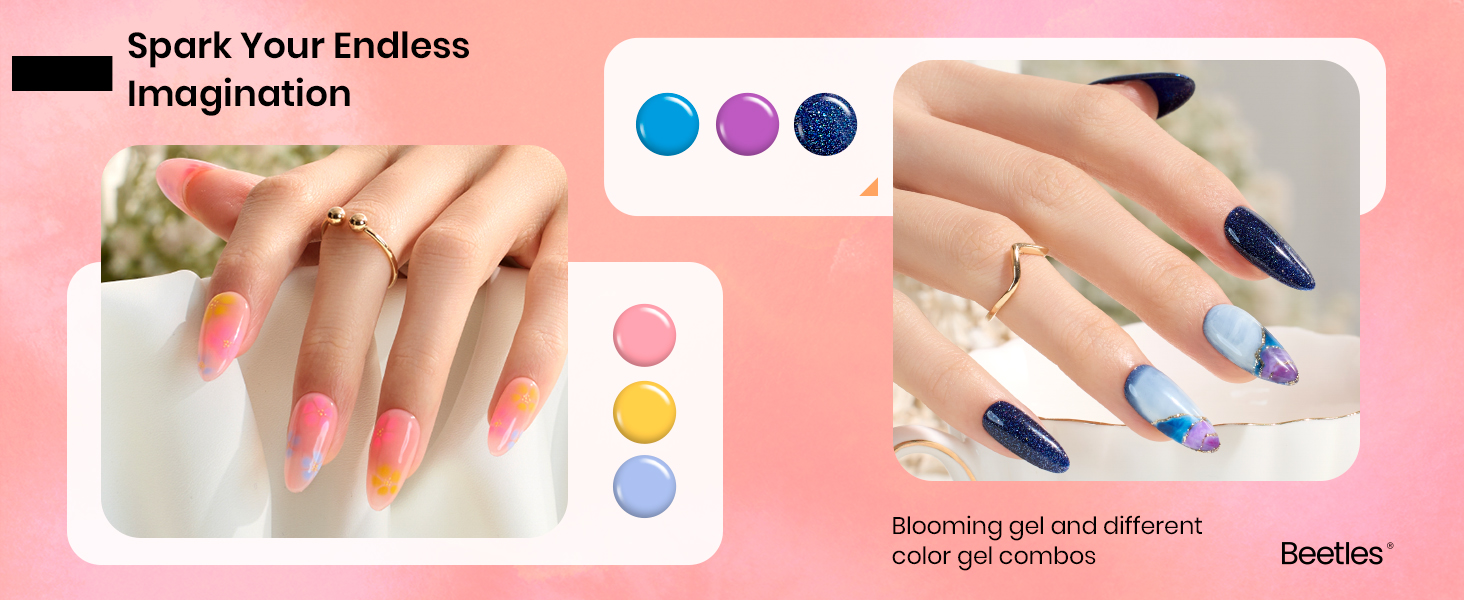 Beetles Hema Free Nail Blooming Gel