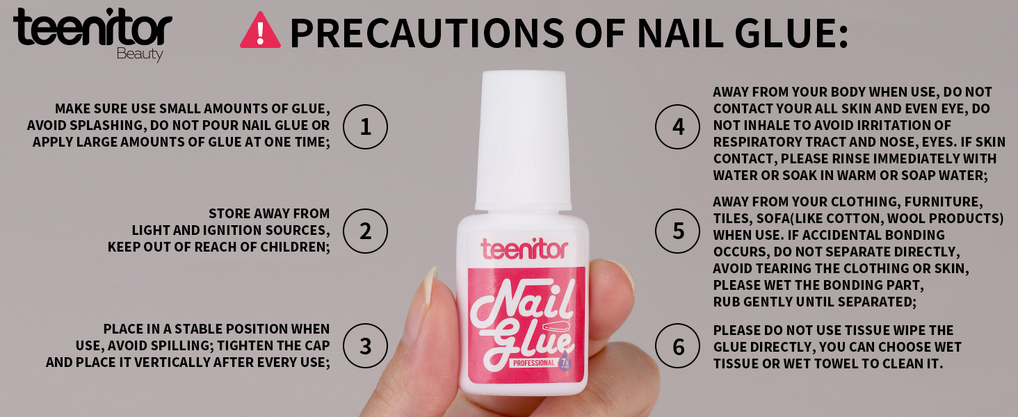 Precautions of Nail Glue