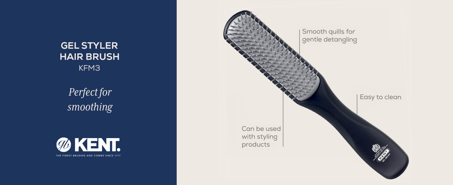 KFM3 Gel styler hair brush