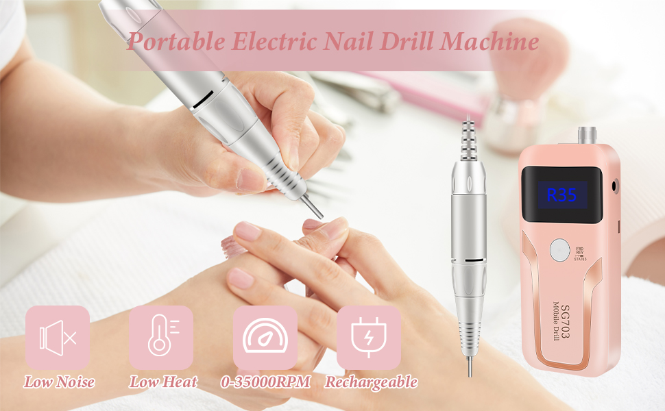 Portable Electric Nail Drill Machine