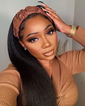Kinky Straight Headband Wig
