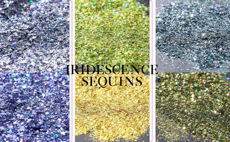 Color show: iridescence sequins