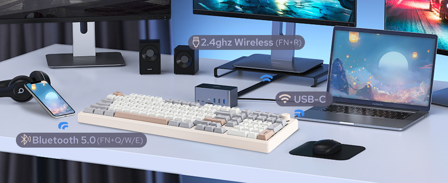 Galaxy100 wireless gaming keyboard