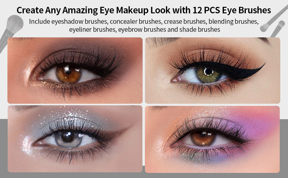 eye makeup brushes