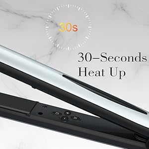 Fast heating flat iron