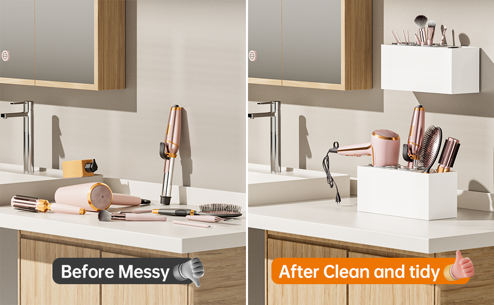 curling iron holder