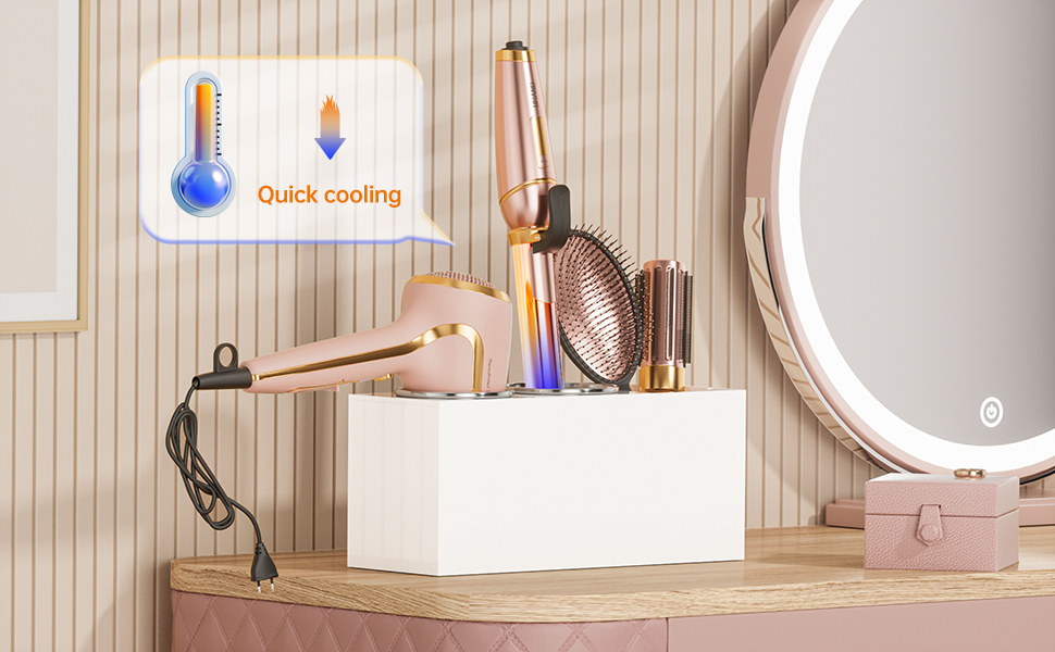 hair dryer organizer