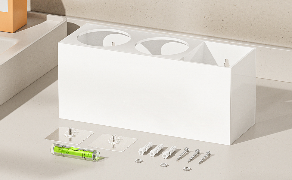hair tool organizer cabinet door