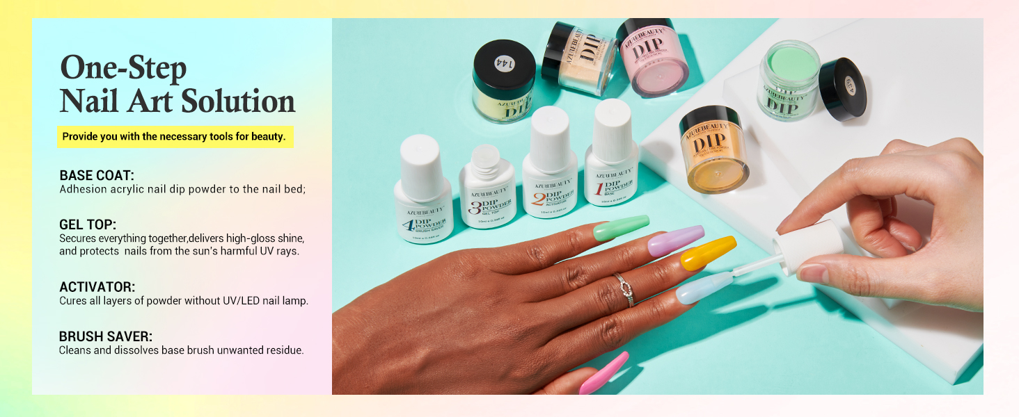 azurebeauty dip powder nail kit