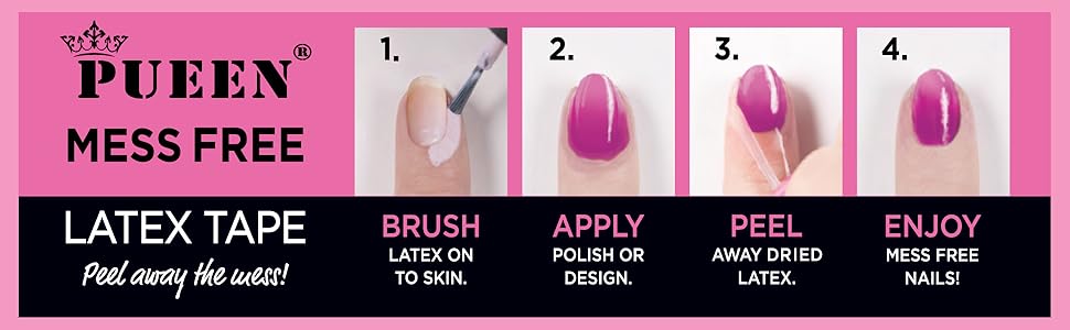 How to use PUEEN Latex Tape