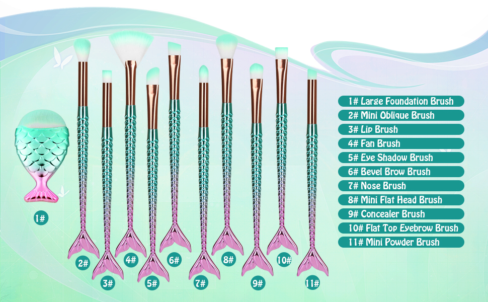 makeup brushes set