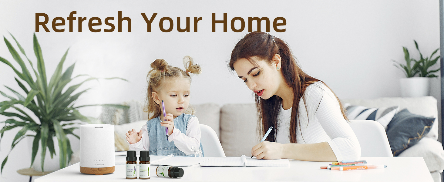 ASAKUKI Home Oil Diffuser