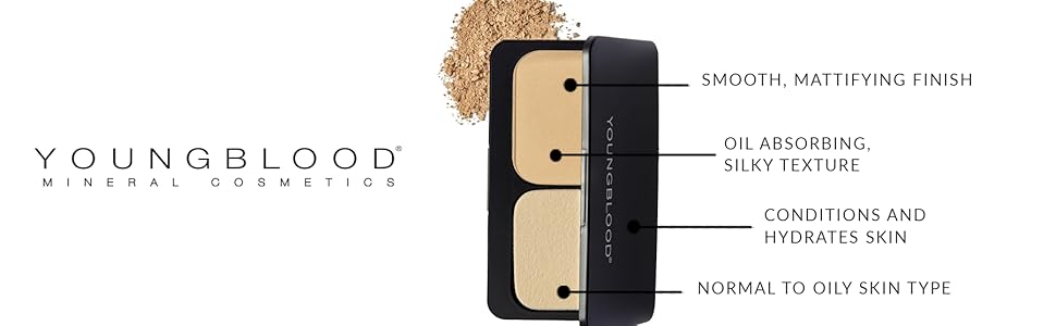 Youngblood Pressed Mineral Foundation - Coffee