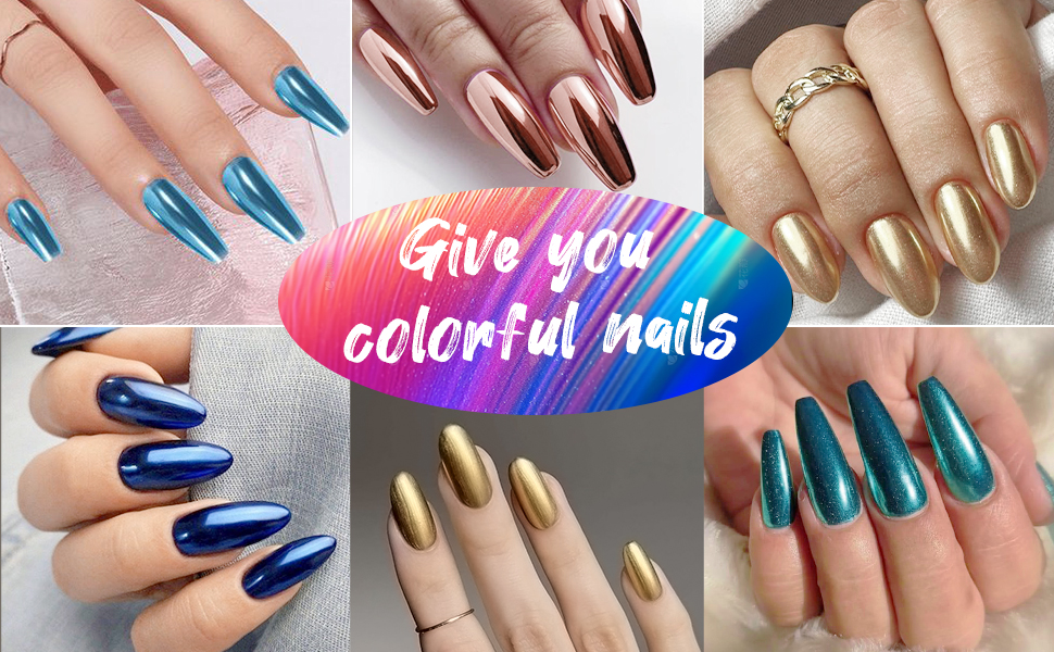 nail chrome powder
