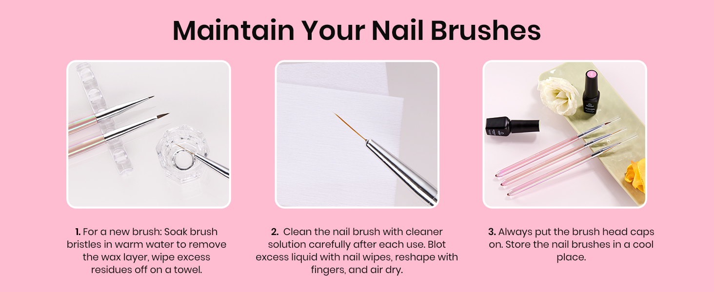Nail Art Brushes Set