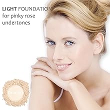 foundation mineral makeup organic natural loose powder 
